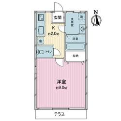 シティハイム久米川の物件間取画像